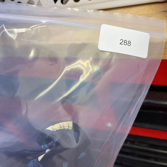 Disney Princess Black Blue Snow White Enchanted Forest Georgette Blouse Size 0 - Picture 8 of 8